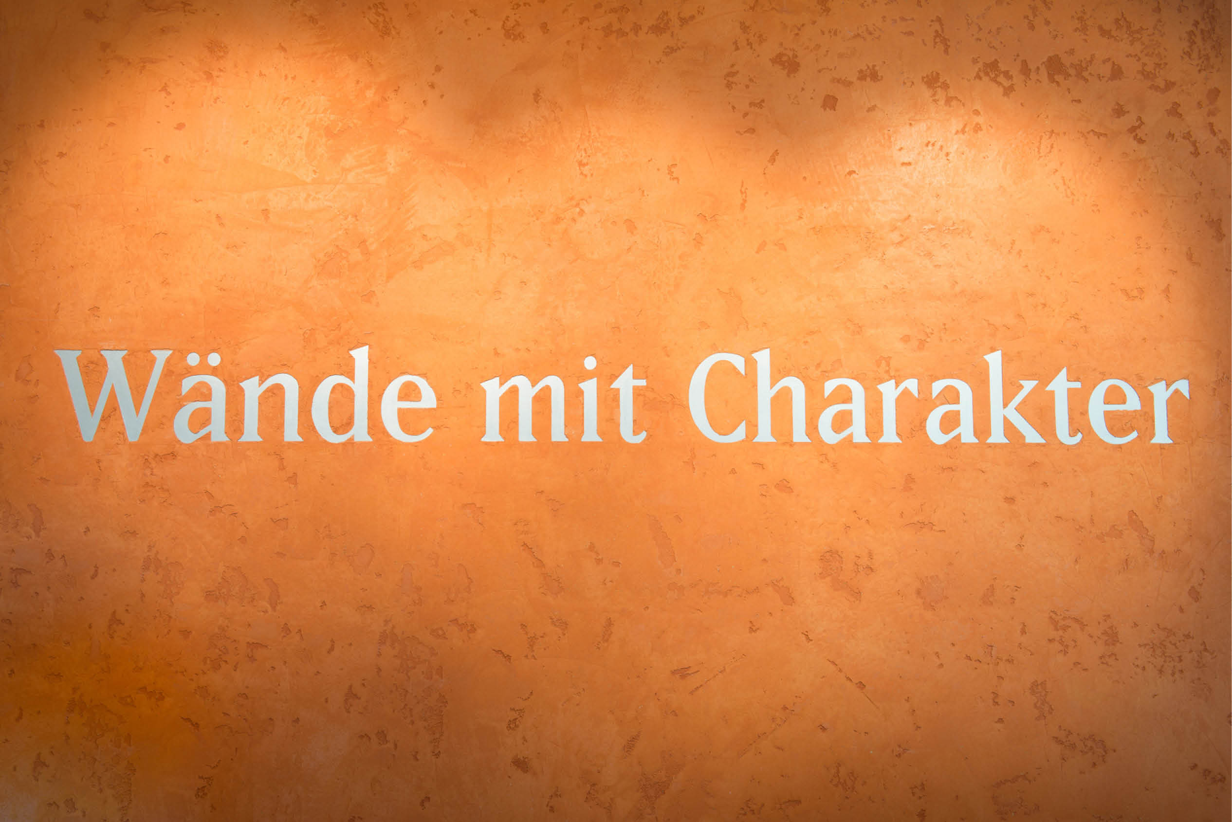 Cotec Design Wand mit Schriftzug Waende mit Charakter